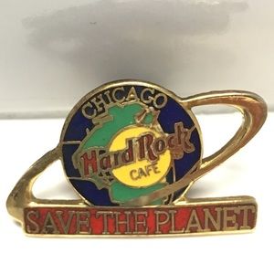 Chicago Save The Planet Hard Rock Cafe Pin